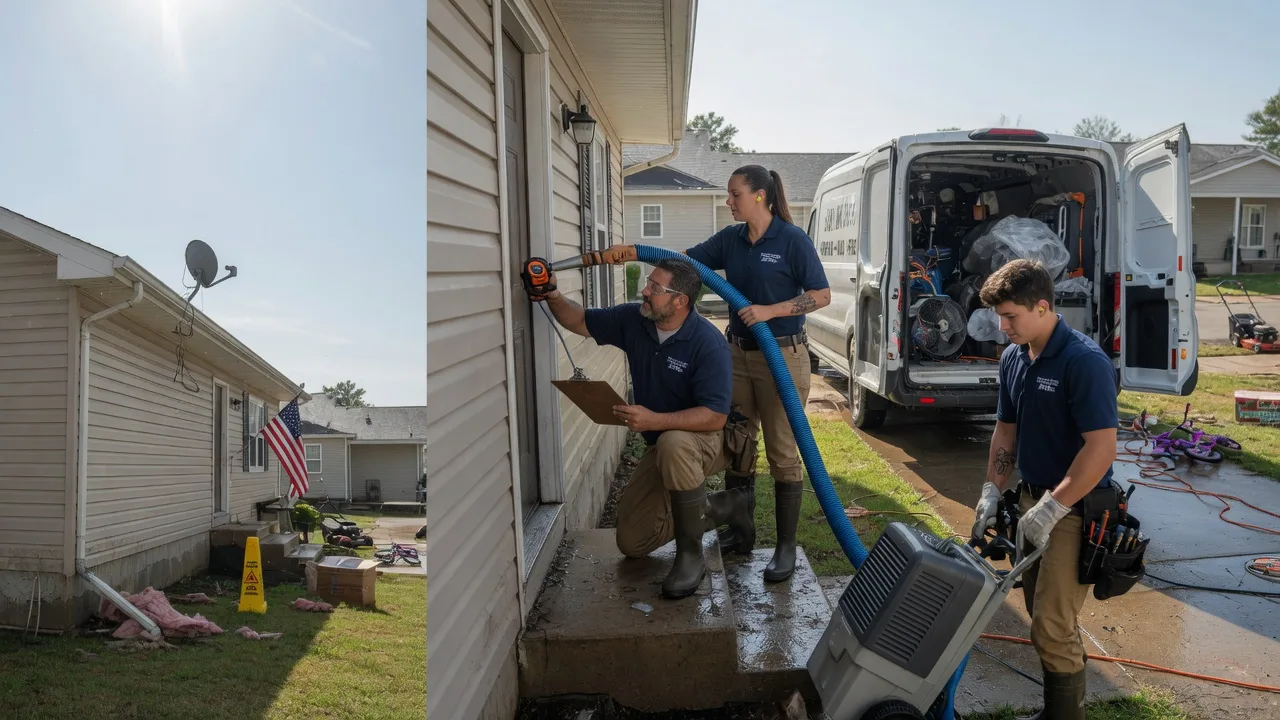 Ceiling Water Damage Restoration in Maquoketa, IA near me